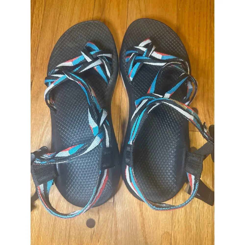 Chaco Z/1 Classic Sport Sandals Blue Webbing Women’s Size 9